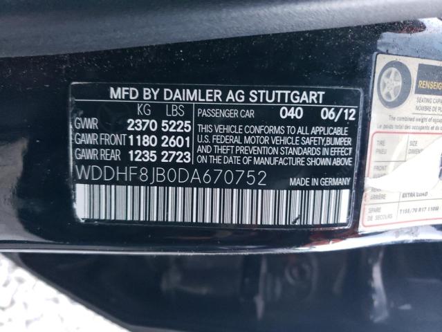 VIN WDDHF8JB0DA670752 2013 Mercedes-Benz E-Class, 3... no.13