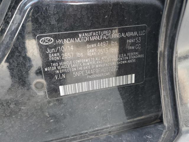 5NPE34AF9FH017222 | 2015 HYUNDAI SONATA SPO