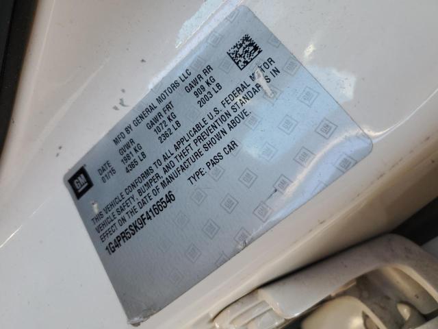 2015 BUICK VERANO CON 1G4PR5SK9F4166546