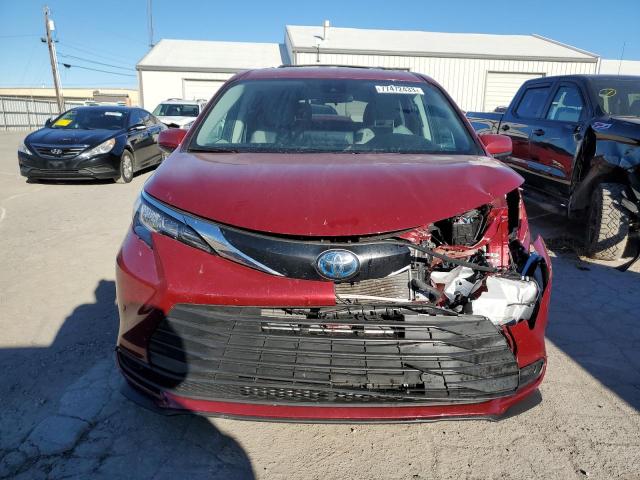 5TDKRKEC6NS122153 | 2022 TOYOTA SIENNA LE