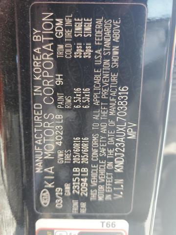 KNDJ23AUXL7038316 | 2020 KIA SOUL LX