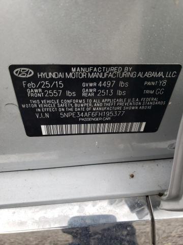 5NPE34AF6FH195377 | 2015 HYUNDAI SONATA SPO