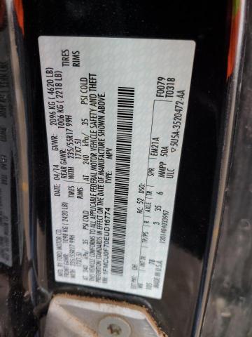 1FMCU0F70EUD16774 | 2014 FORD ESCAPE S