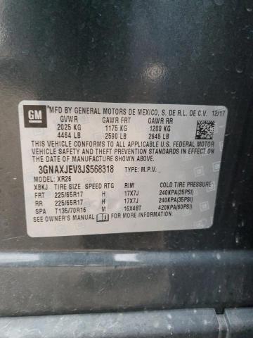 2018 CHEVROLET EQUINOX LT - 3GNAXJEV3JS568318