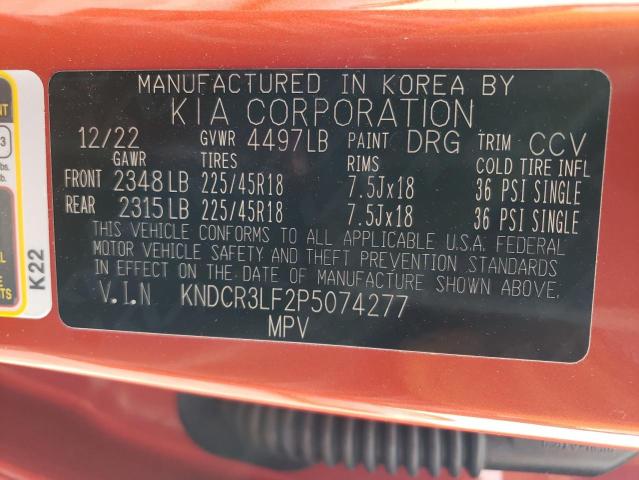 2023 KIA NIRO SX TO KNDCR3LF2P5074277