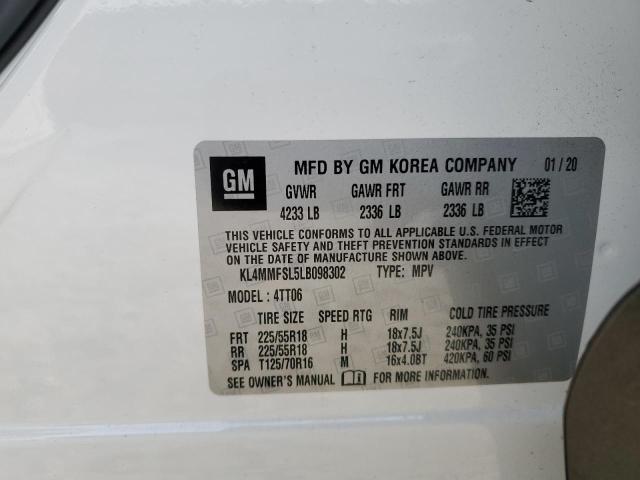 KL4MMFSL5LB098302 | 2020 BUICK ENCORE GX