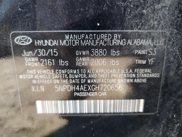 5NPDH4AEXGH720656 | 2016 Hyundai elantra se