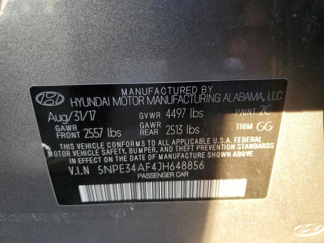 5NPE34AF4JH648856 | 2018 HYUNDAI SONATA SPO