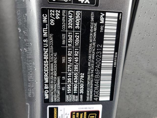 2023 MERCEDES-BENZ EQS SUV 58 - 4JGDM4EB6PA002312