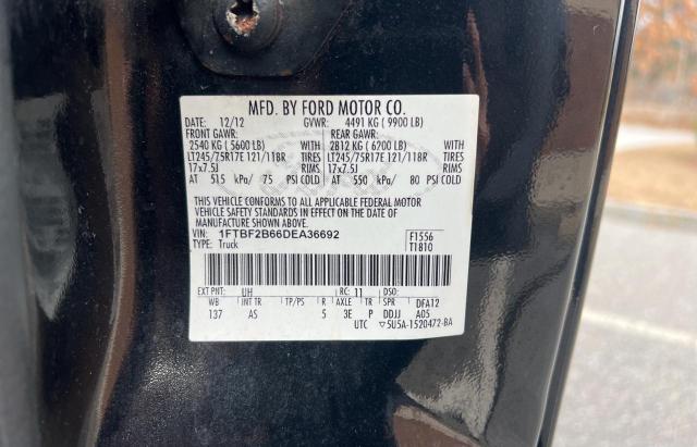 1FTBF2B66DEA36692 2013 Ford F250 Super Duty