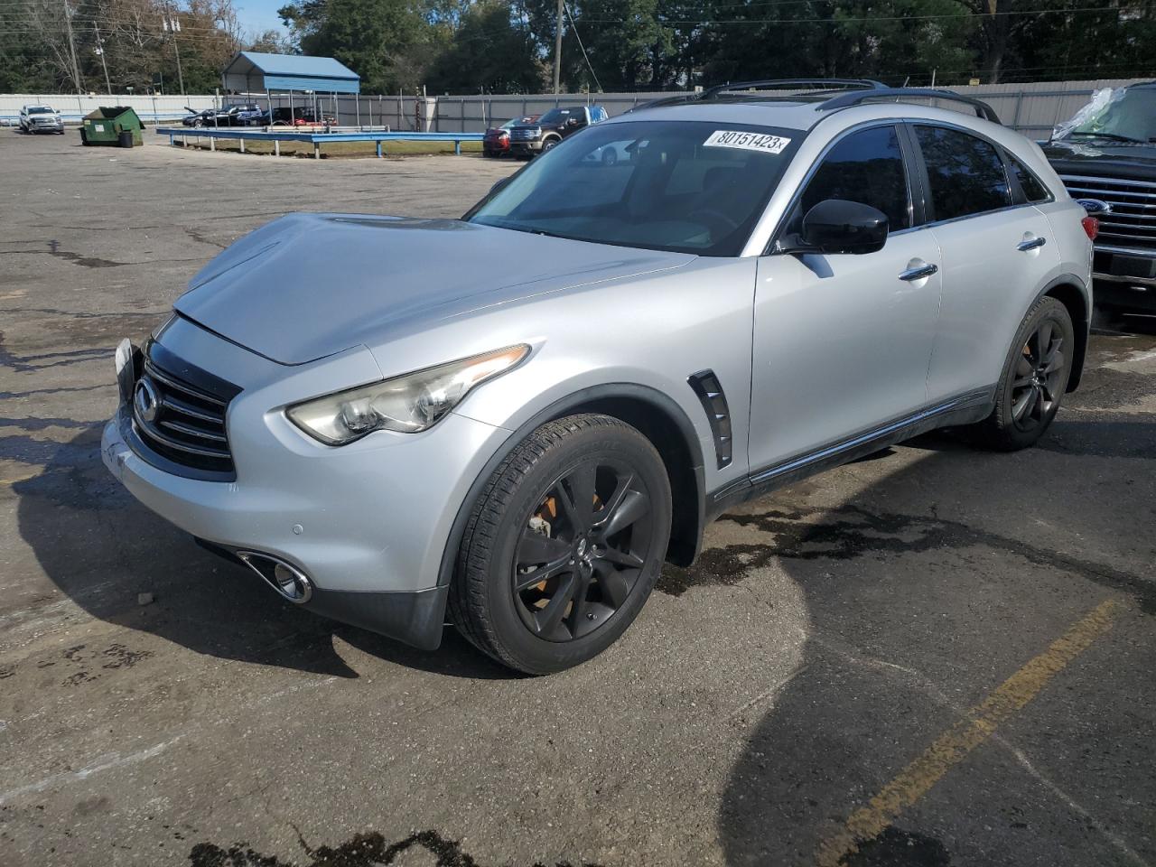 JN8CS1MU1DM141043 2013 Infiniti Fx37