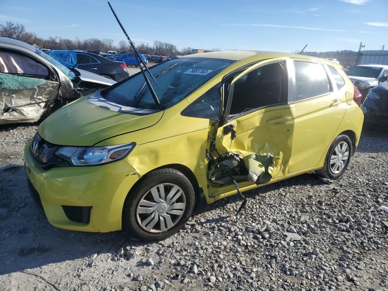 Lot #2453112518 2015 HONDA FIT LX