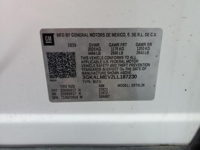 3GKALMEV2LL187230 | 2020 GMC TERRAIN SL