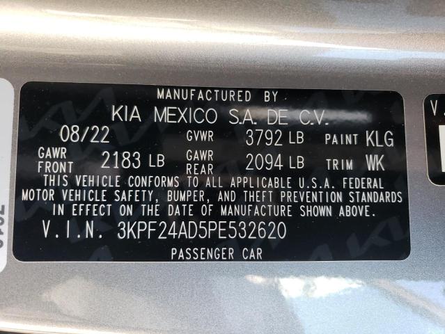 3KPF24AD5PE532620 | 2023 KIA FORTE LX