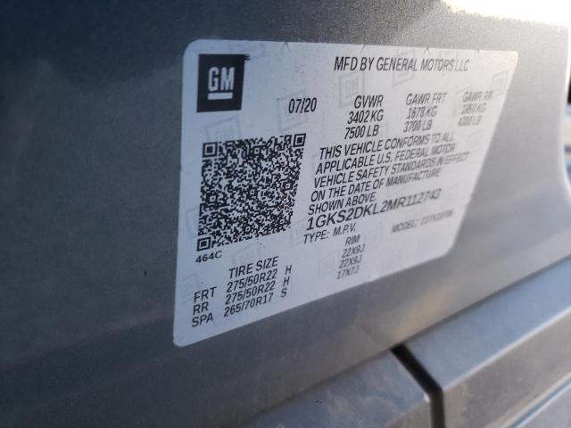 1GKS2DKL2MR112743 | 2021 GMC YUKON DENA