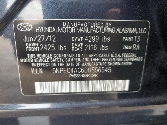 5NPEC4AC6DH556545 | 2013 Hyundai sonata se