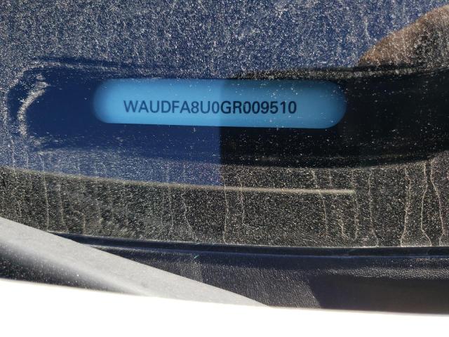 2016 AUDI Q3 WAUDFA8U0GR009510