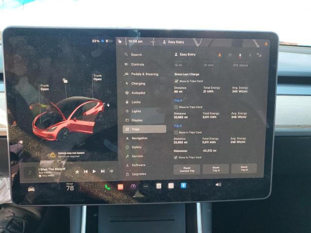 5YJ3E1EA4KF399344 | 2019 TESLA MODEL 3