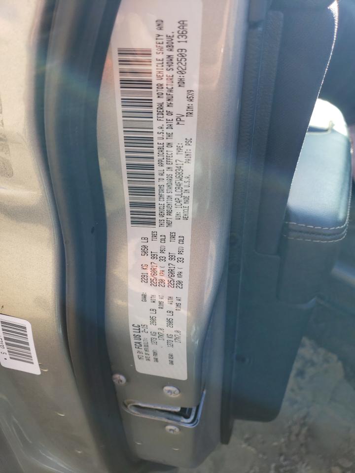 1C4PJLCB4FW683417 2015 Jeep Cherokee Latitude