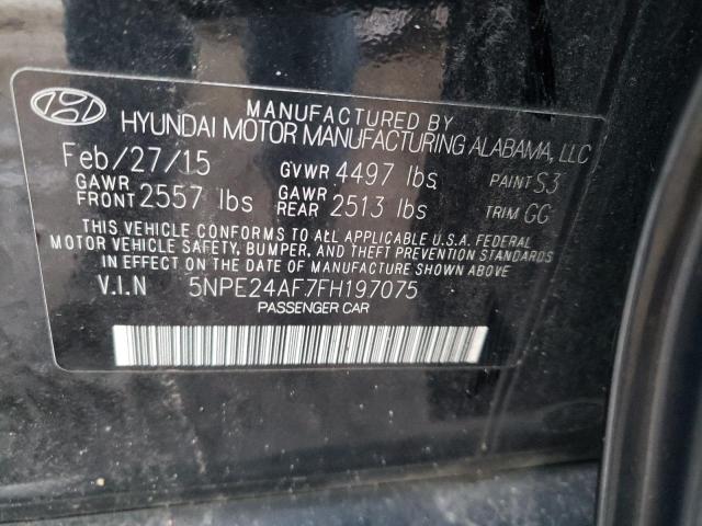 5NPE24AF7FH197075 | 2015 HYUNDAI SONATA SE