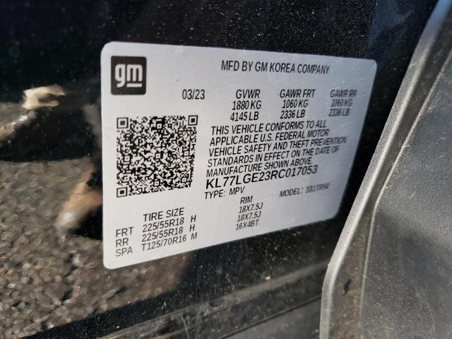 2024 CHEVROLET TRAX 1RS - KL77LGE23RC017053