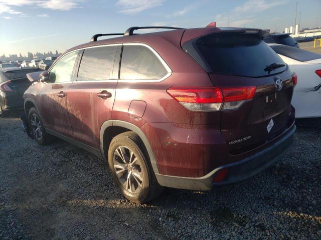 VIN 5TDZZRFH0KS329974 2019 Toyota Highlander, LE no.2