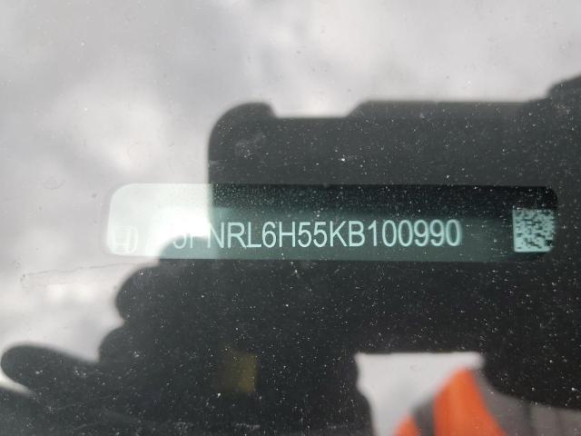 2019 HONDA 1100 VT 5FNRL6H55KB100990