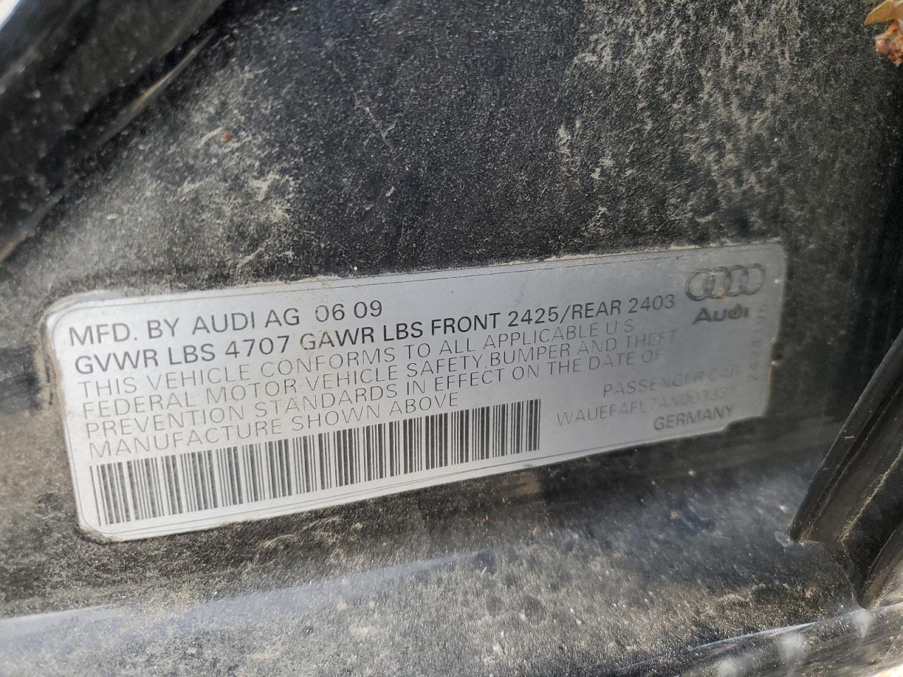 Lot #2902283118 2010 AUDI A4 PREMIUM