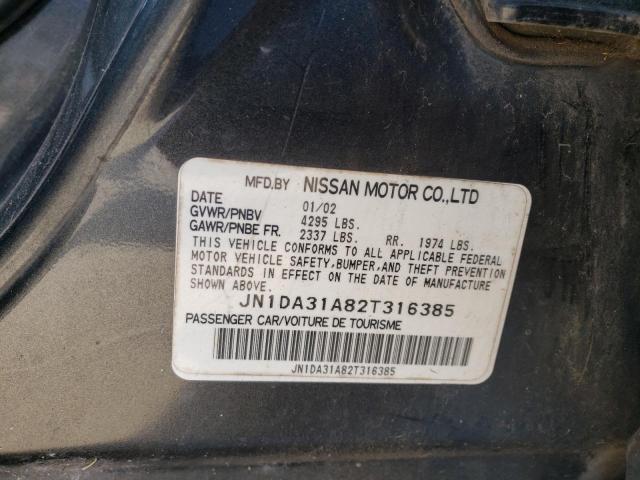 JN1DA31A82T316385 2002 Nissan Maxima Gle