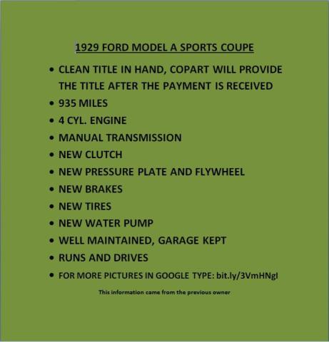 A2565808 | 1929 Ford model a