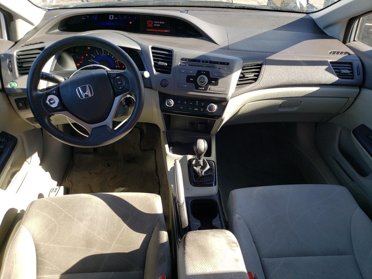 2012 Honda Civic Lx vin: 19XFB2E50CE034665