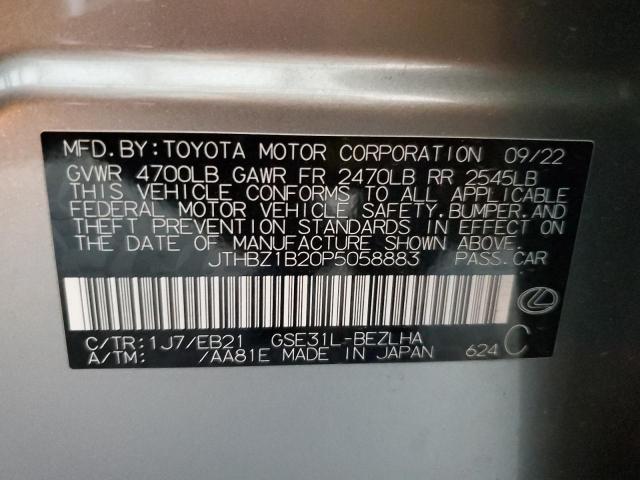 2023 LEXUS IS 350 F S - JTHBZ1B20P5058883