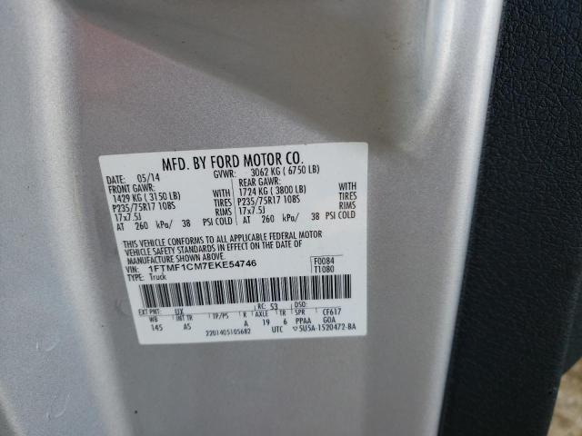 1FTMF1CM7EKE54746 | 2014 FORD F150