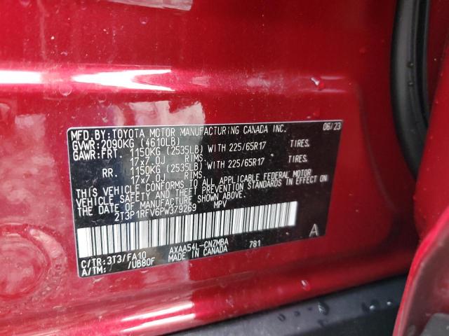 2T3P1RFV6PW379269 | 2023 TOYOTA RAV4 XLE