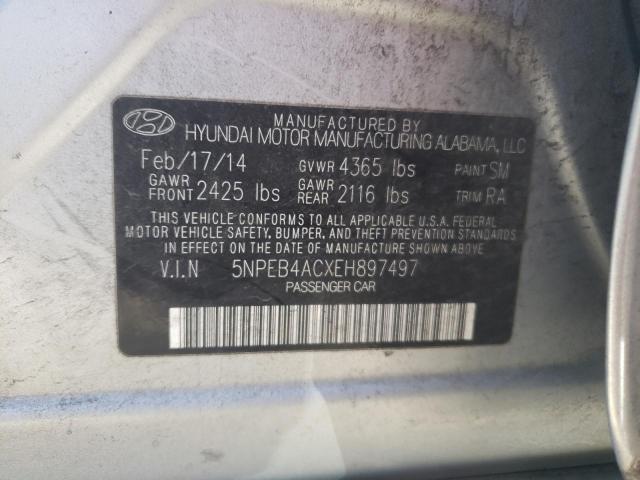 5NPEB4ACXEH897497 | 2014 Hyundai sonata gls