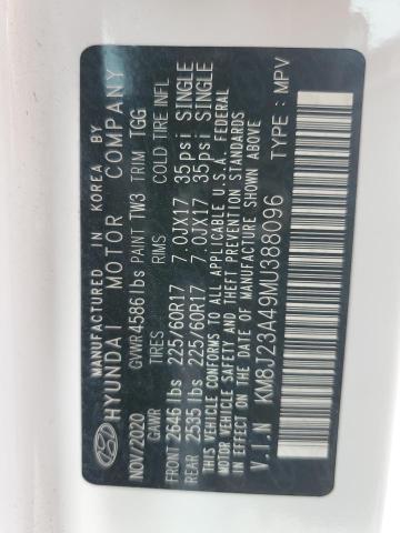 2021 HYUNDAI TUCSON SE - KM8J23A49MU388096