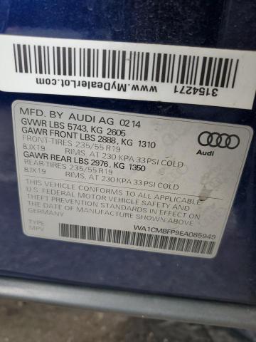 WA1CMBFP9EA085949 2014 AUDI Q5, photo no. 12