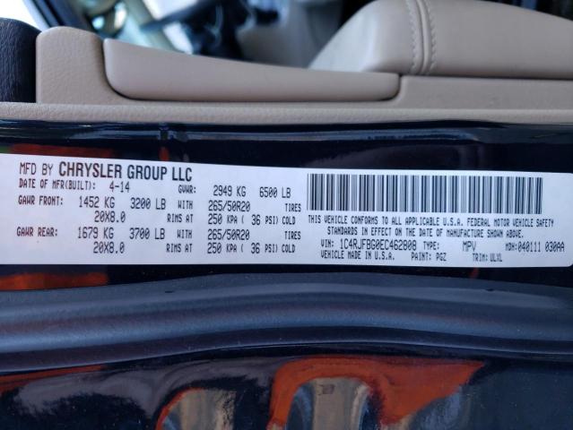 1C4RJFBG0EC462808 | 2014 JEEP GRAND CHER