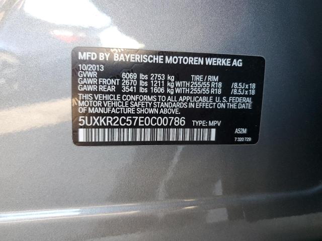 VIN 5UXKR2C57E0C00786 2014 BMW X5, Sdrive35I no.13