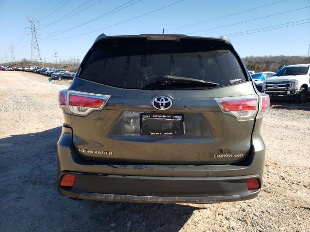 VIN 5TDDKRFH2ES020719 2014 Toyota Highlander, Limited no.6