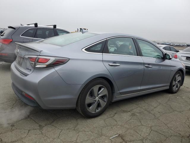 HYUNDAI SONATA HYB 2016 silver sedan 4d hybrid engine KMHE34L18GA020635 photo #4