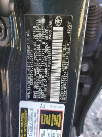 2017 TOYOTA CAMRY LE - 4T1BF1FK2HU419845