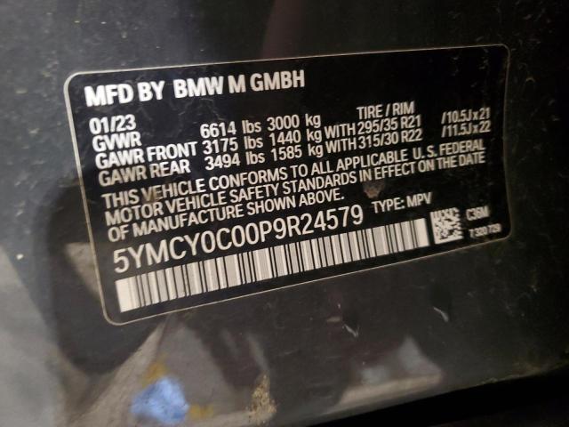 2023 BMW X6 M 5YMCY0C00P9R24579