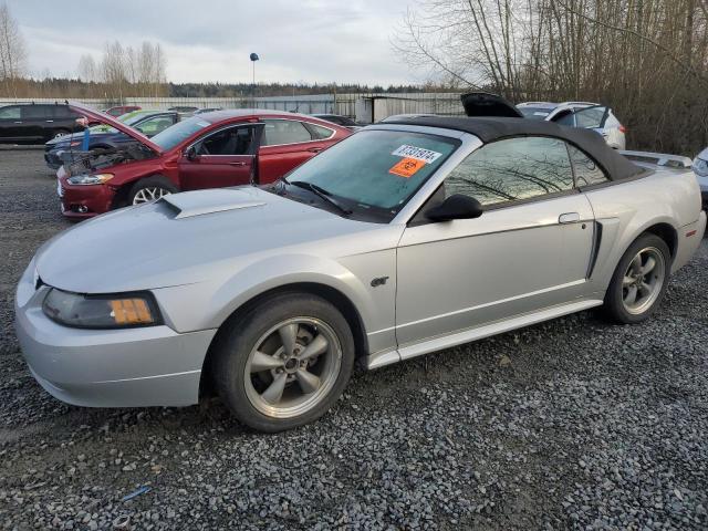 FORD MUSTANG GT 2002 silver  gas 1FAFP45X42F172928 photo #1