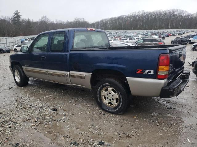 CHEVROLET SILVERADO 2002 blue  gas 2GCEK19V521366855 photo #3