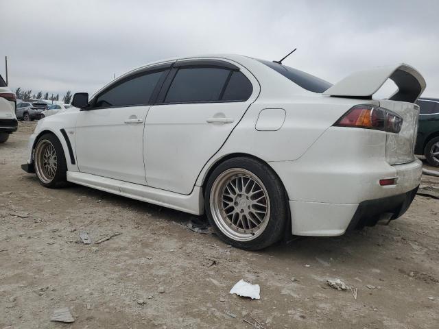 MITSUBISHI LANCER EVO 2014 white  gas JA32W8FV2EU025070 photo #3