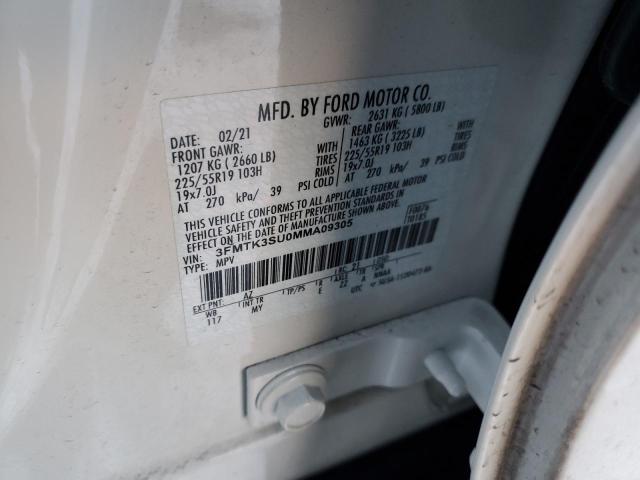 2021 FORD MUSTANG MA - 3FMTK3SU0MMA09305