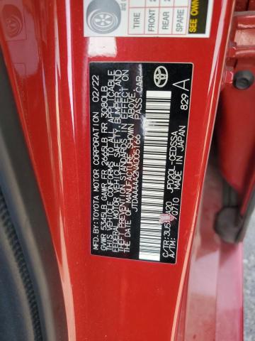 2022 TOYOTA MIRAI LE JTDAAAAA2NA005166