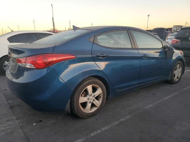 HYUNDAI ELANTRA GL 2013 blue  gas KMHDH4AE9DU957264 photo #4