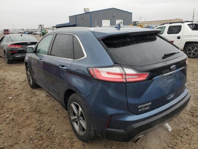 FORD EDGE SEL 2019 blue  gas 2FMPK4J97KBB93290 photo #3